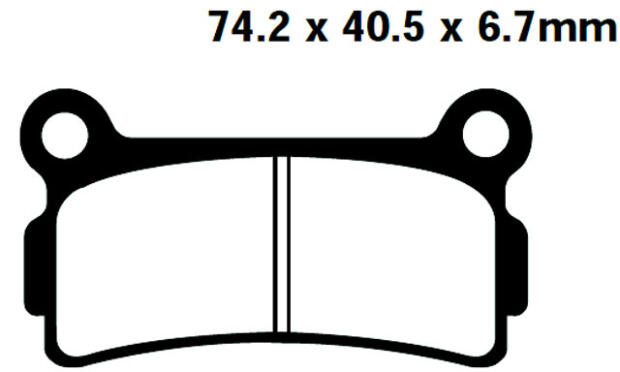 FA164 Blackstuff Bremsklötze - Bremsbeläge