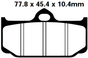 FA211/2 Blackstuff Bremsklötze - Bremsbeläge