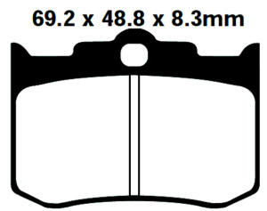 FA216 Blackstuff Bremsklötze - Bremsbeläge