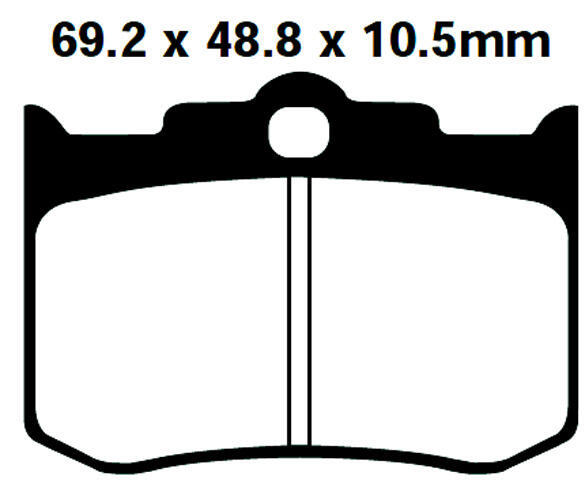FA216/2 Blackstuff Bremsklötze - Bremsbeläge