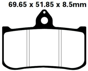 FA239 Blackstuff Bremsklötze - Bremsbeläge