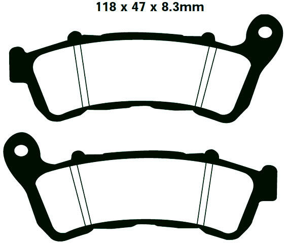 Bremsbeläge für Honda CB 600 / 1000 / CBF / 500 / 600 / CBF