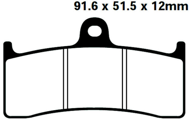 FA249/2 Blackstuff Bremsklötze - Bremsbeläge