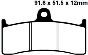 FA249/2 Blackstuff Bremsklötze - Bremsbeläge