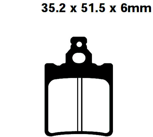 FA060 Blackstuff Bremsklötze   + - Bremsbeläge