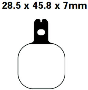 FA184 Blackstuff Bremsklötze   + - Bremsbeläge