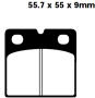 Rear-Front Brake pads type  FA018 for BMW and most models
