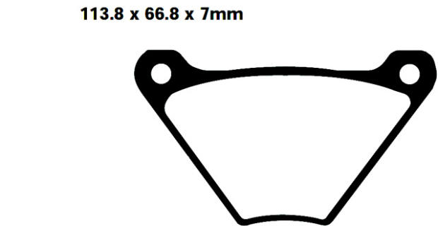 FA024/2 Blackstuff Bremsklötze   + - Bremsbeläge