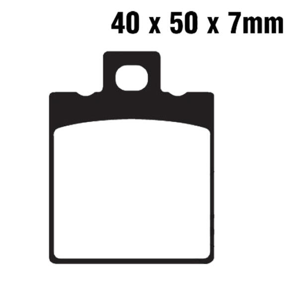 Bremsbeläge hinten typ FA029 for Honda CX 500 und GL1000