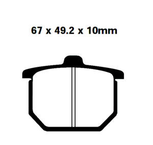 FA030 Blackstuff Bremsklötze   + - Bremsbeläge