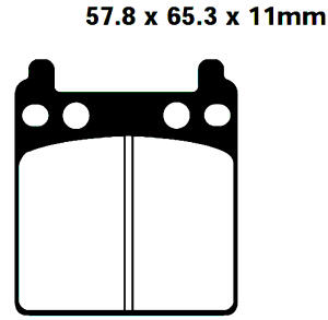 FA032 Blackstuff Bremsklötze - Bremsbeläge