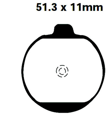 FA062 Blackstuff Bremsklötze   + - Bremsbeläge