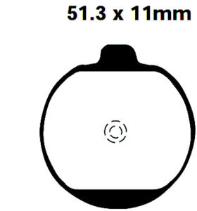 FA062 Blackstuff Bremsklötze   + - Bremsbeläge