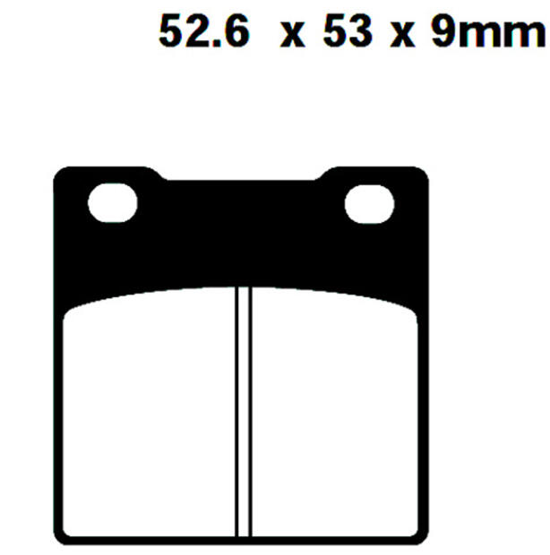 Brake pads rear for Suzuki GS/GSF/GSX/RG/RF/SV/RGV/TL