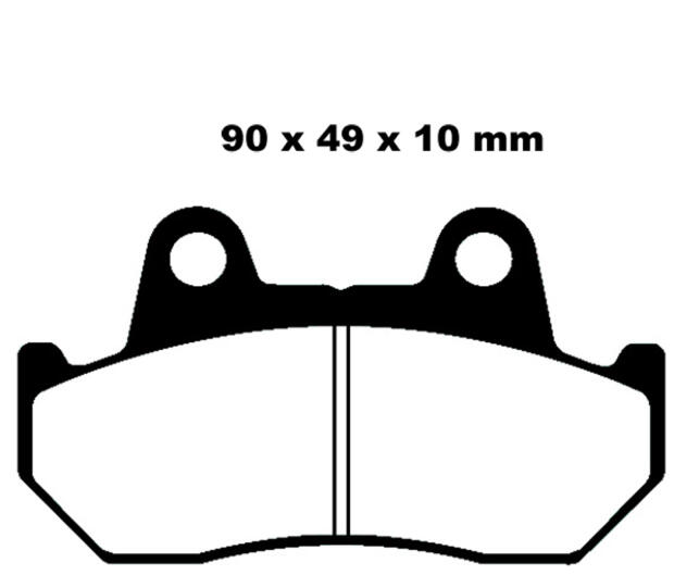 Pastiglie freni posteriore tipo FA069 per Honda,  più modelli