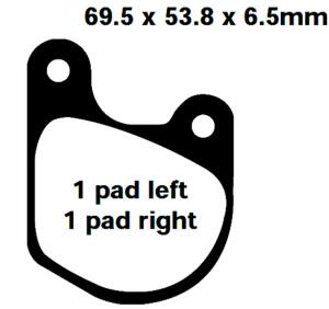 Bremsbeläge vorn Harley Davidson...