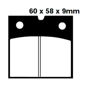 Brake pad for BMW Benelli Laverda