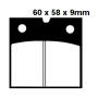 Brake pad for BMW Benelli Laverda