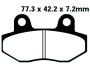 Bremsbeläge für Hyosung GT/125/NakedGV/RT/RX/XRX/250/650