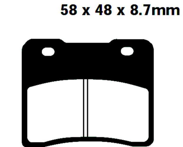 Bremsbeläge Vorne für Suzuki RG 250 und GSX 400