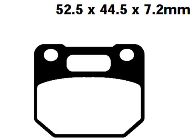 Pastiglie anteriori di tipo FA110 per Suzuki RG 80 / 125
