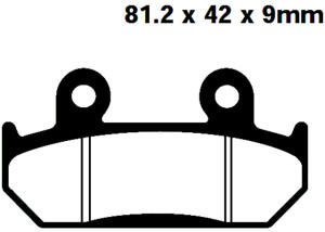FA121 Blackstuff Bremsklötze Bremsbeläge