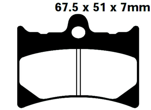 Bremsbeläge für Aprilia AF17125/Futura/Sintesi/SintesiReplica/Europa