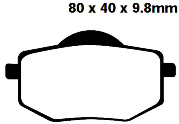 Bremsbeläge für Yamaha/XV/535/Virago