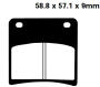 Bremsbeläge für Suzuki GSX 400, 600, 750, 1100 / VX 800 / GV1400