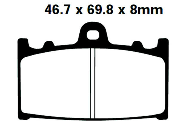 Bremsbeläge für Husaberg/FC/600/FE/501FS/400/650/Kawasaki/GPZ/900/Ninja/KLZ/1000