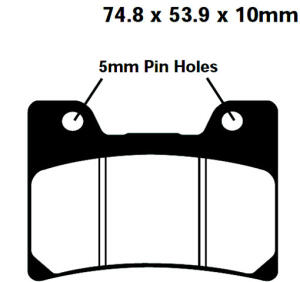 Bremsbeläge vorne Yamaha FJ 1200/FZR 600/1000...