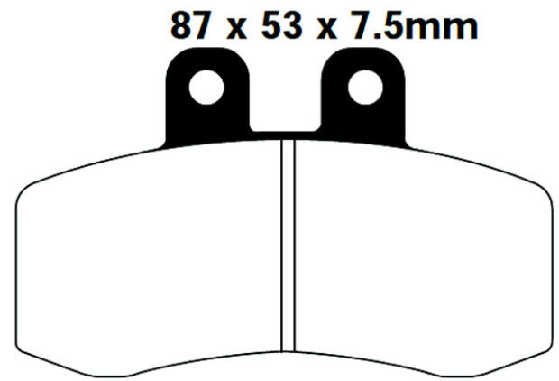 FA177 Blackstuff Bremsklötze   + - Bremsbeläge