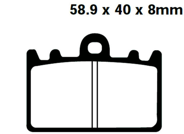 Bremsbeläge Vorne Kawasaki ZXR 400, Suzuki RGV 250, AfterMarket Pre-Tech