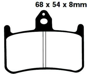 FA187 Blackstuff Bremsklötze   + - Bremsbeläge