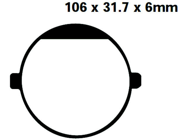 FA198 Blackstuff Bremsklötze   + - Bremsbeläge