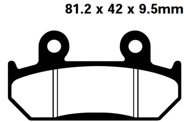 FA203 Blackstuff Bremsklötze   + - Bremsbeläge