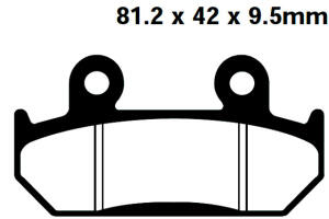 FA203 Blackstuff Bremsklötze   + - Bremsbeläge