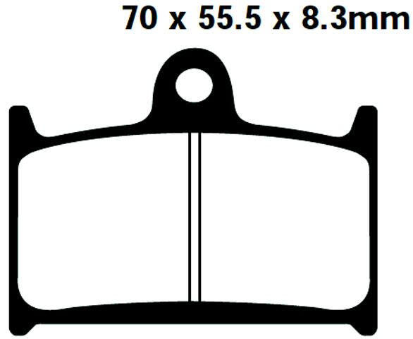 FA236 Blackstuff Bremsklötze   + - Bremsbeläge