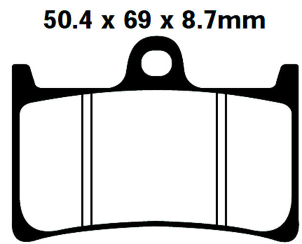Bremsbeläge für Yamaha BT/1100/Bulldog/FJR/1300/FZ6/S2