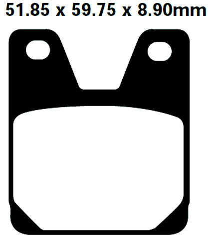 FA267 Blackstuff Bremsklötze   + - Bremsbeläge