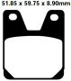 FA267 Blackstuff Bremsklötze   + - Bremsbeläge