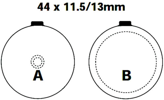 Bremsbeläge für Suzuki GP 100 C/N/X/DED