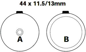 Bremsbeläge für Suzuki GP 100 C/N/X/DED
