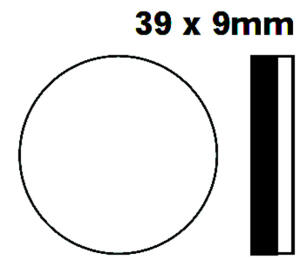 FA100 Blackstuff Bremsklötze   + - Bremsbeläge
