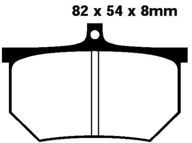 Bremsklötze FA107A Bremsbeläge