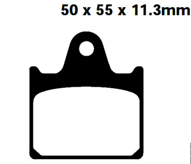 Bremsbeläge Hinten für Honda VF 1000 RE/RF/RG Baujahr 84-86