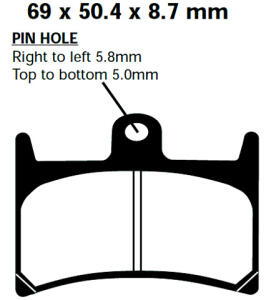 FA220 Blackstuff Bremsklötze   + - Bremsbeläge