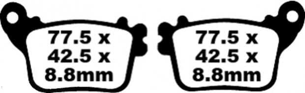 FA436 Blackstuff Bremsklötze Bremsbeläge