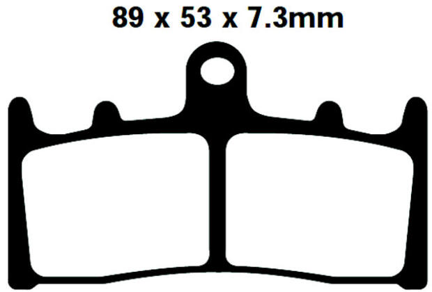 FA188 Blackstuff Bremsklötze   + - Bremsbeläge