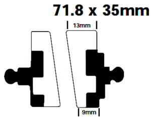 Pastiglie freno Anteriore tipo FA022 per BMW R75-80-90-100